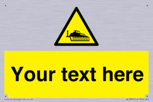 Custom warning grounding cruiser on lock cill